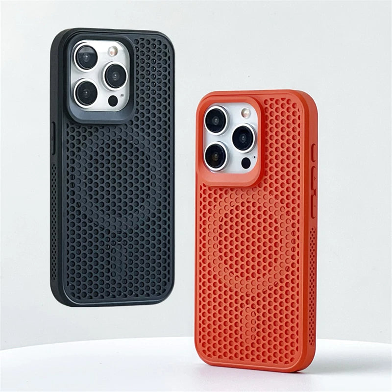 Heat Dissipation Mesh Case For iPhone 13 12 & 11 Pro Max