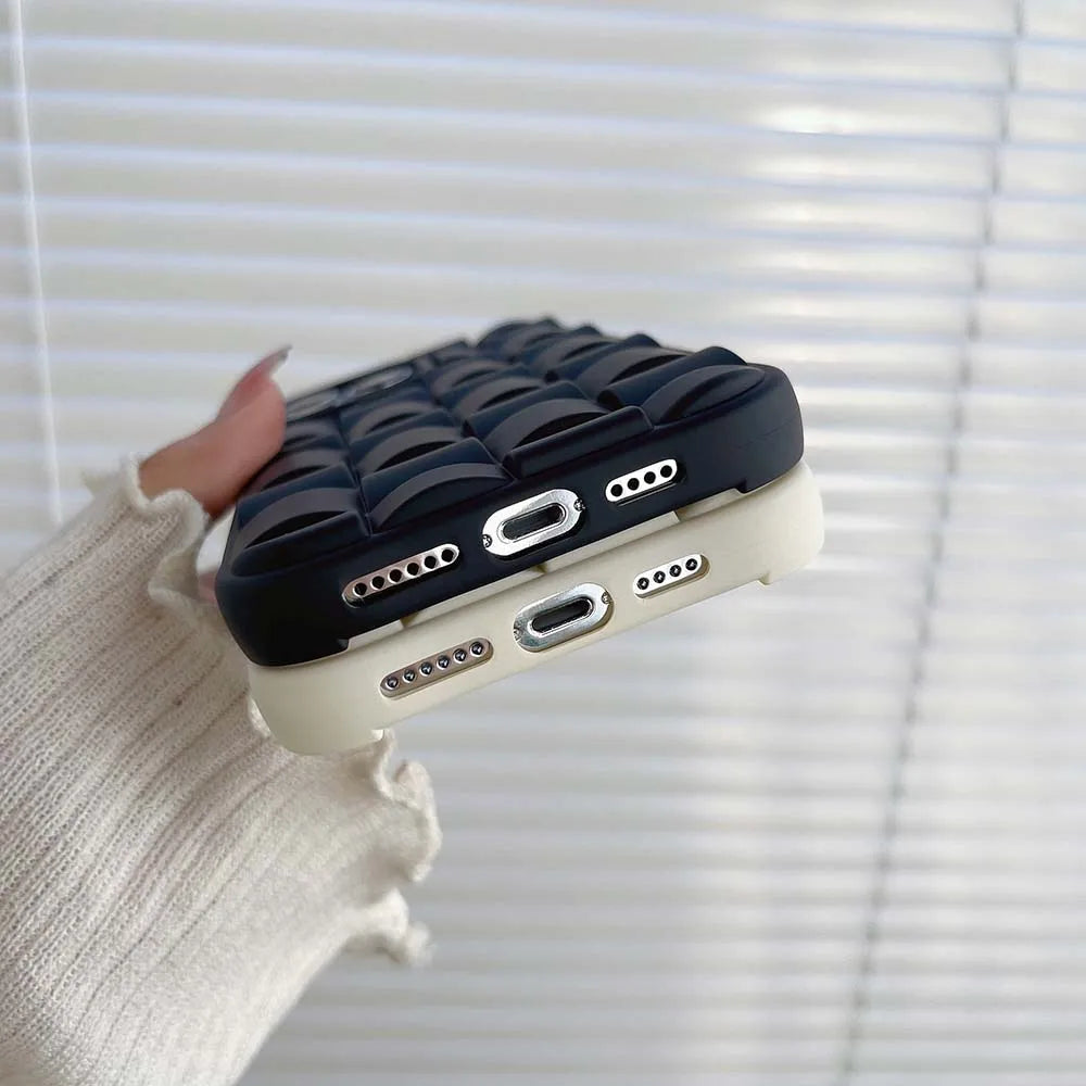3D Cube Style Case For iPhone ,12 ,11 Soft Cover