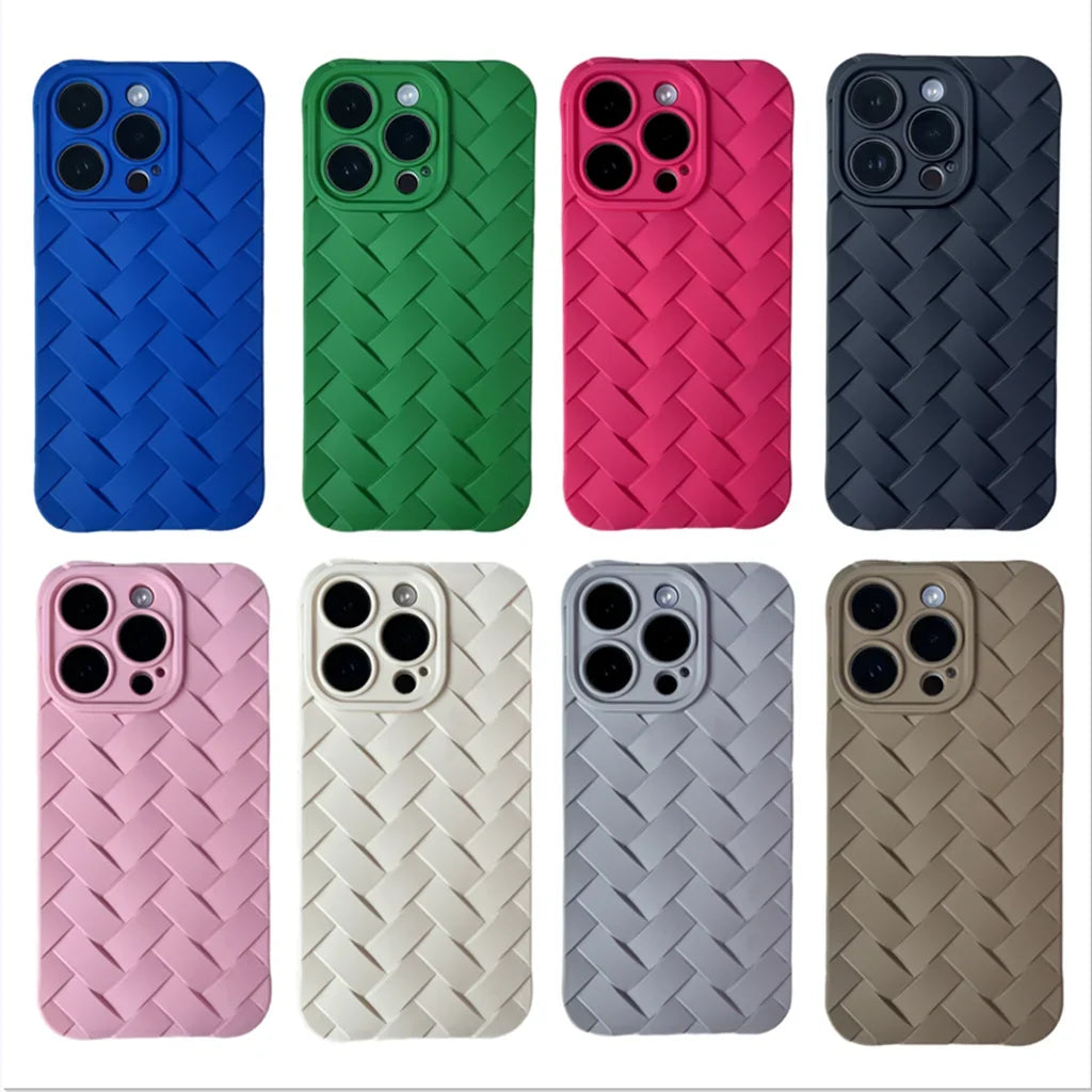 Woven Pattern iPhone 15 14 Phone Case