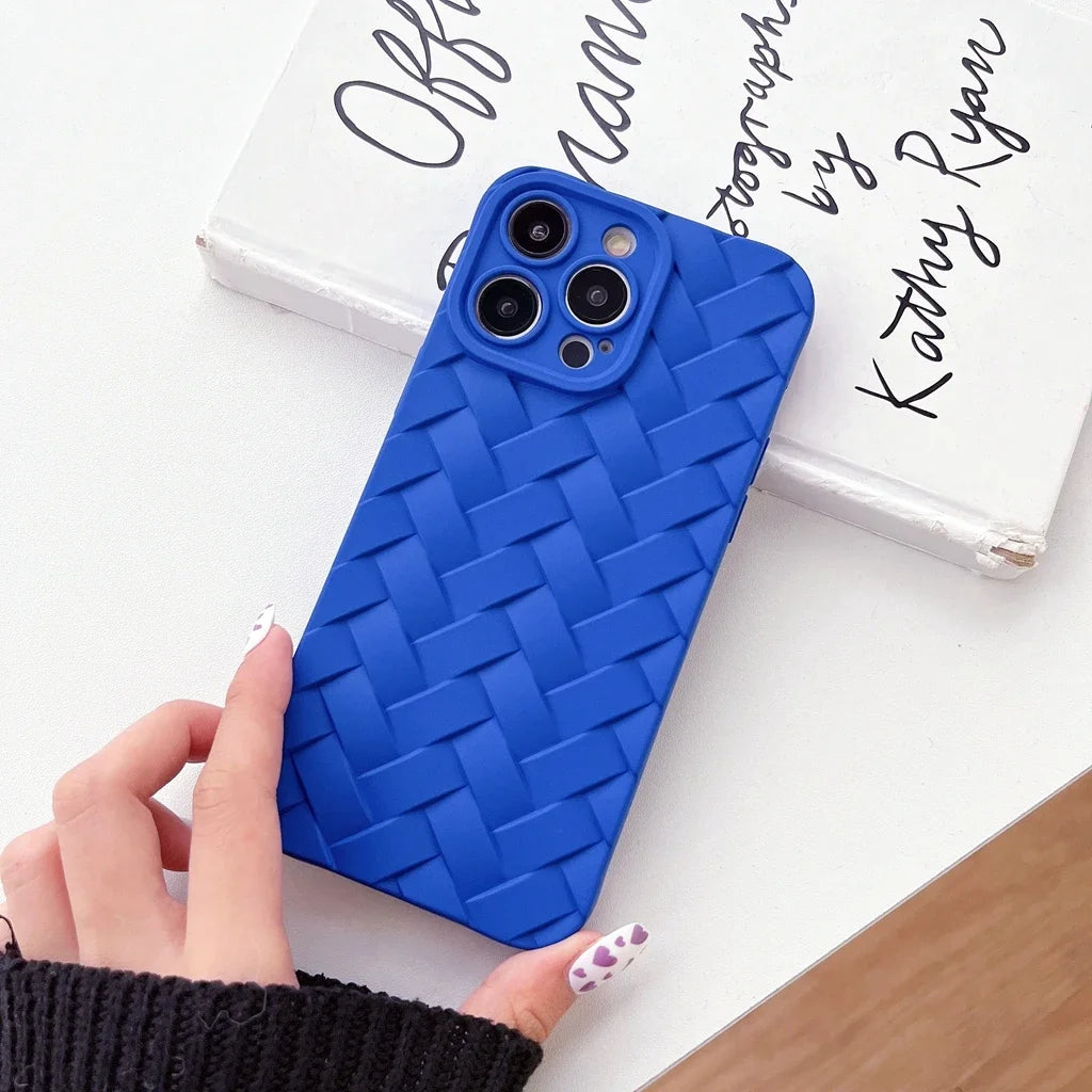 Woven Pattern iPhone 15 14 Phone Case
