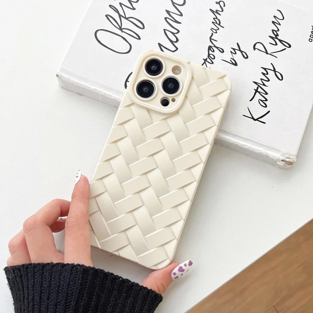 Woven Pattern iPhone 15 14 Phone Case