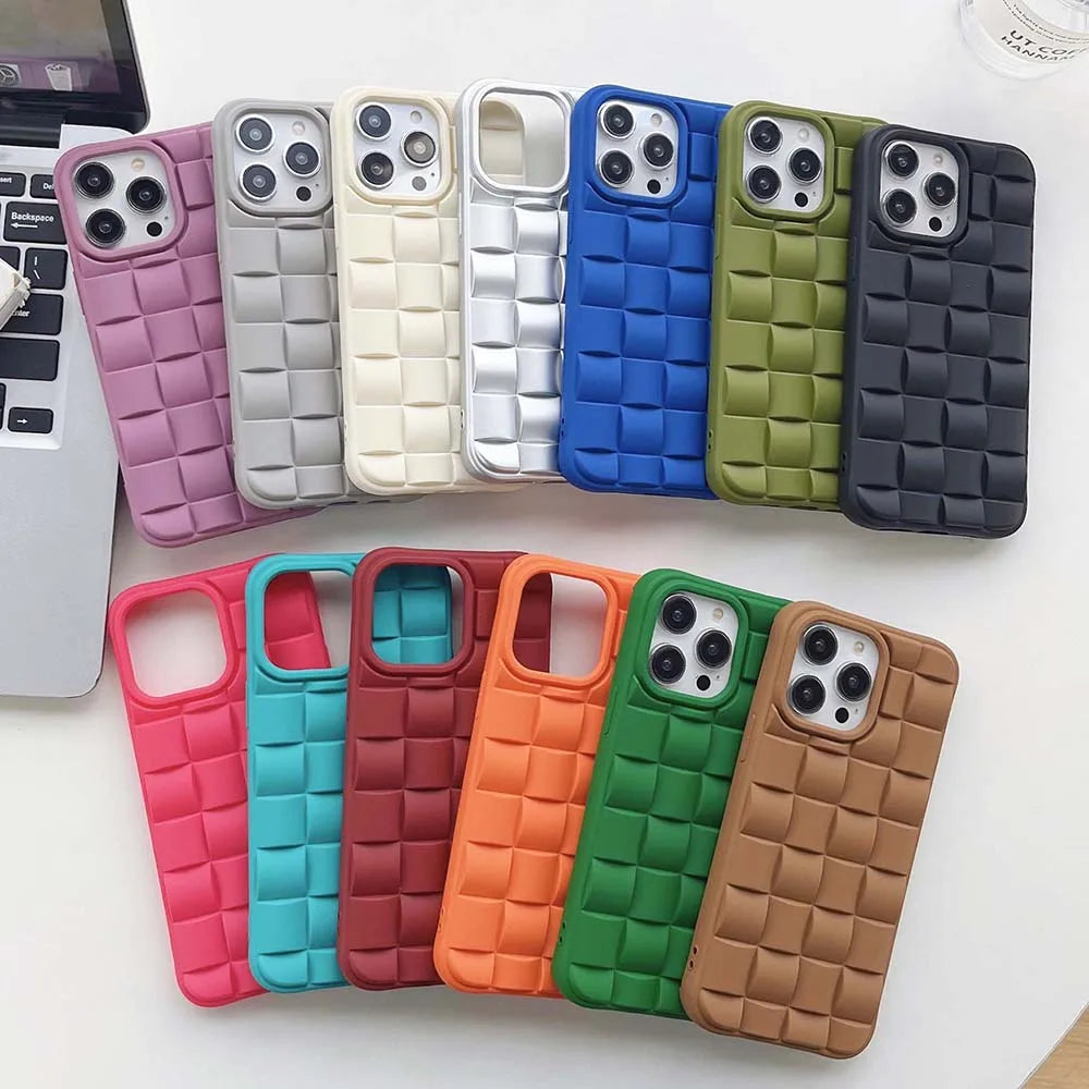 3D Cube Style Case For iPhone ,12 ,11 Soft Cover