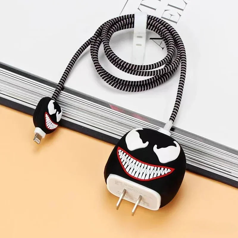 Adapter & Cable Cute Cartoon Protector for iPhone / iPad 18W/20W Charger