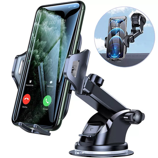 Car Phone Mount Long Arm Suction Cup Sucker