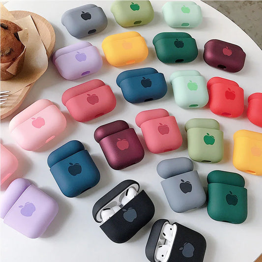 Solid Color Earphone Case For AirPods Pro 3 2 1