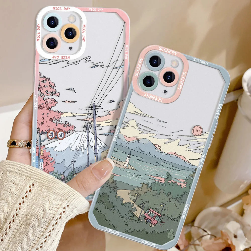 Phone Case For iPhone 11 12  X XR XS Max 7 8 Plus SE 2020 Cover