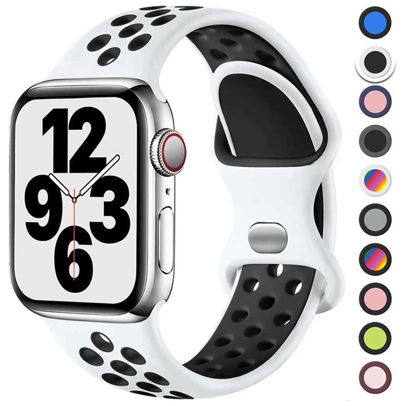 Strap For Apple Watch  correa Breathable sports bracelet 38 40 41