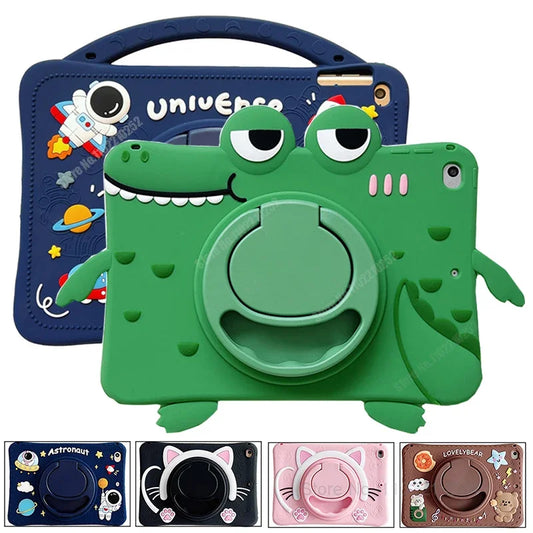 iPad  360 Rotation Stand Cover for  Kids Cases