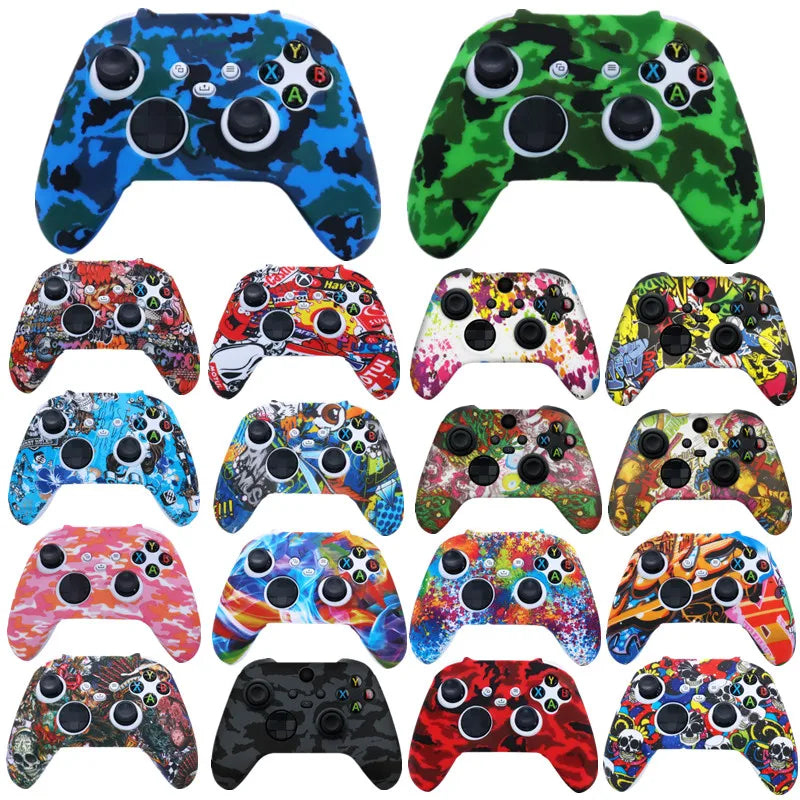 Soft Silicone Cover Anti-slip Protective Skin Case For Xbox Series X/S Controller