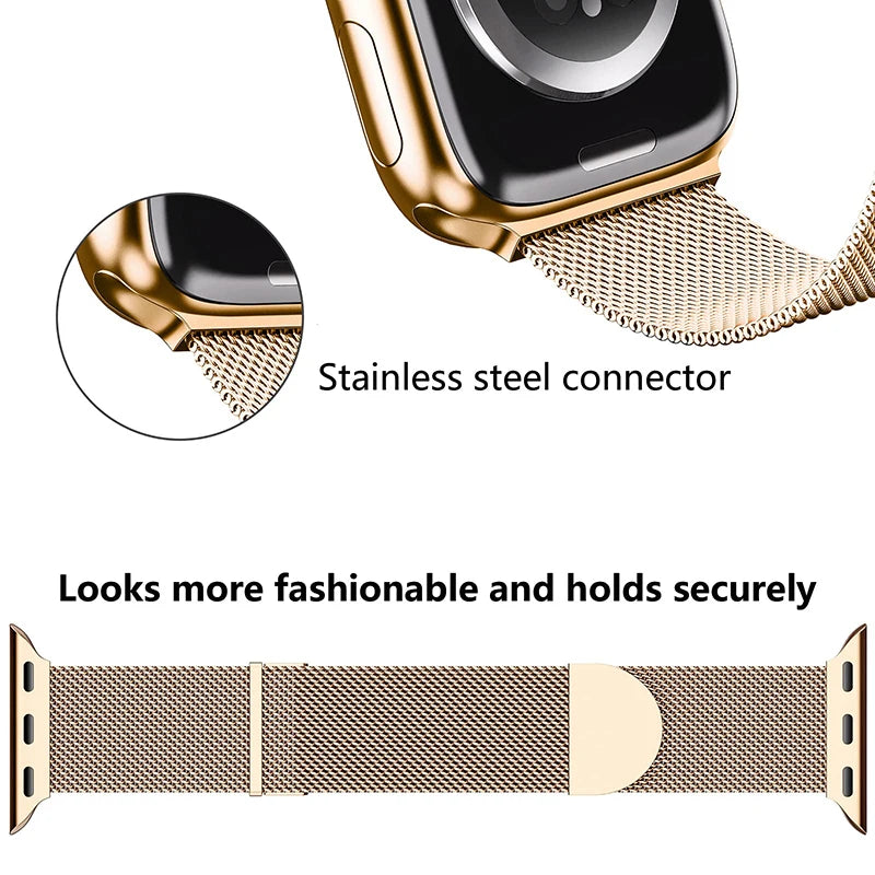 Strap for Apple Watch Band 44mm 45mm 49mm 40mm 41mm 42mm 38mm Bracelet Iwatch Series 9 8 7 6 SE 5 4 3 Ultra 2 49mm