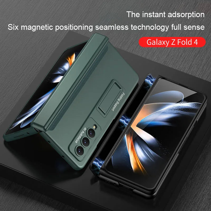 Samsung Galaxy Z Fold 5 4 3 2 5G Magnetic Adsorption Hinge Protection Phone Cover