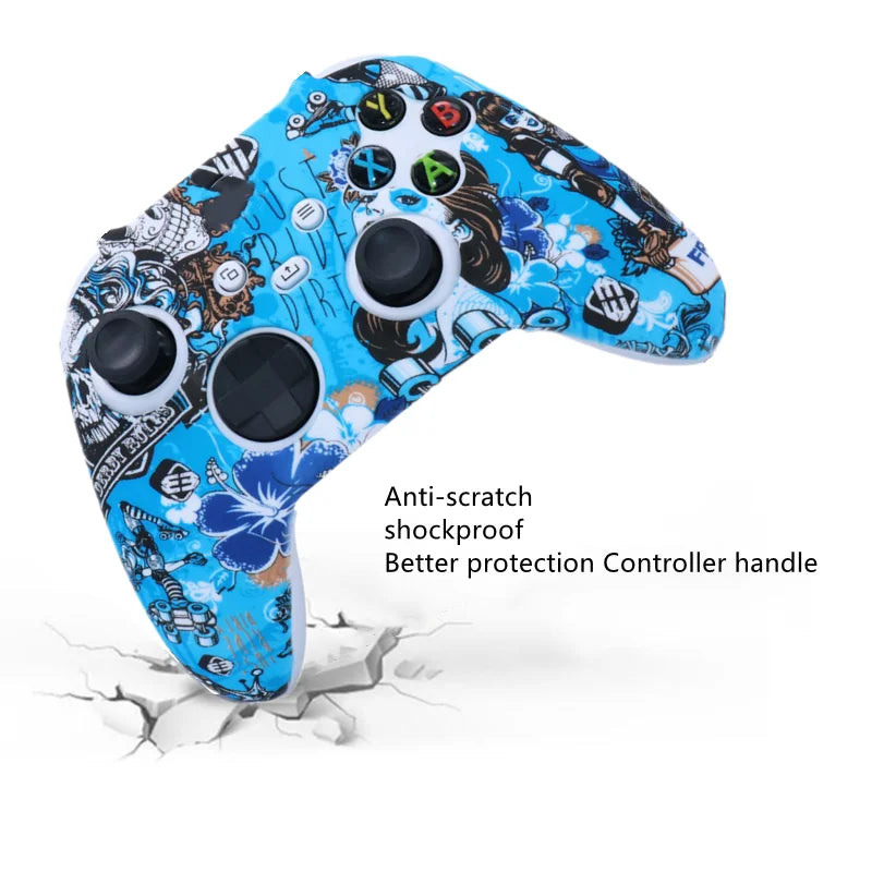 Soft Silicone Cover Anti-slip Protective Skin Case For Xbox Series X/S Controller