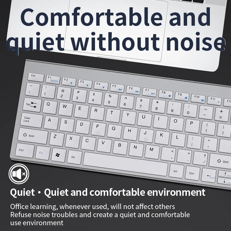 Bluetooth 5.0 & 2.4G Wireless Keyboard and Mouse Combo