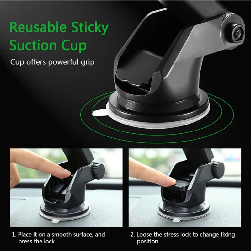 Sucker Car Phone Holder Mount Stand GPS Telefon Mobile Cell