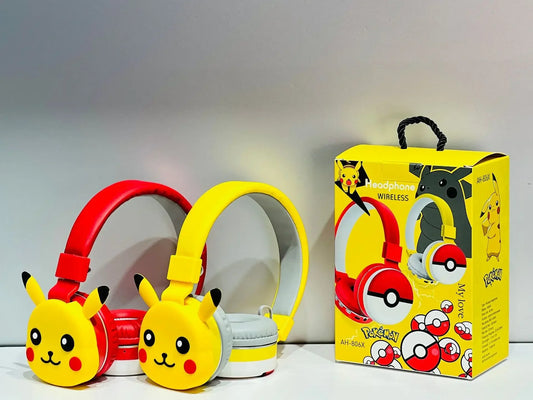 Anime Pokemon Pikachu Bluetooth Headphone Wireless