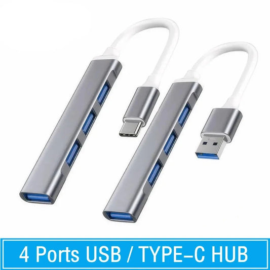 USB C HUB 3.0 Type C 4 Port Multi USB Splitter