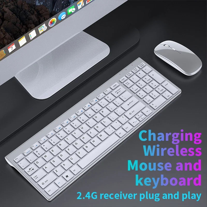 Bluetooth 5.0 & 2.4G Wireless Keyboard and Mouse Combo