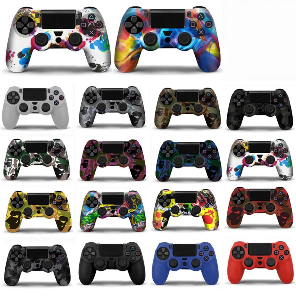 Silicone Rubber Case Cover  PS4 Controller Protection Skin For PS4 Pro Slim