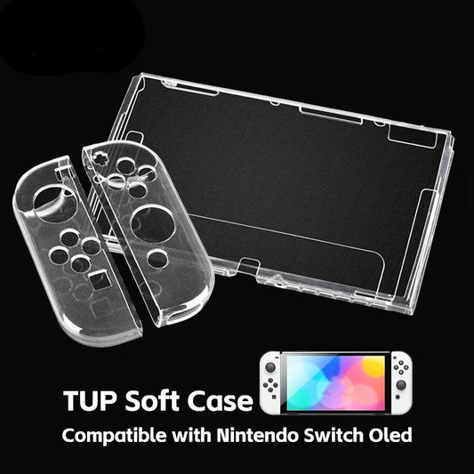 Soft transparent shell protective case clear for Nintendo switch Oled