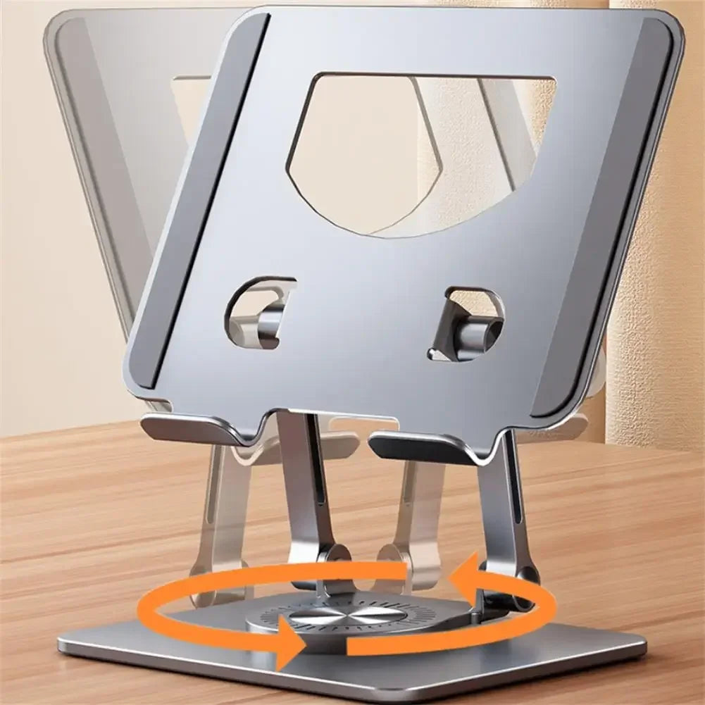 360° Rotatable Tablet Stand Adjustable Foldable Desktop Stand Holder Compatible