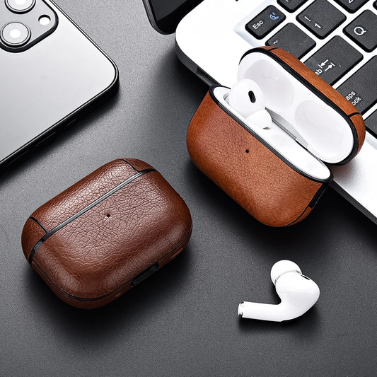 Leather Hard Plastic Cover for AirPods Pro 1 2 3